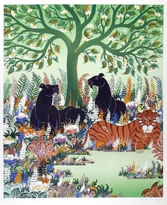 Amici, 1980 Serigrafia firmata da Yannis Amoryanos