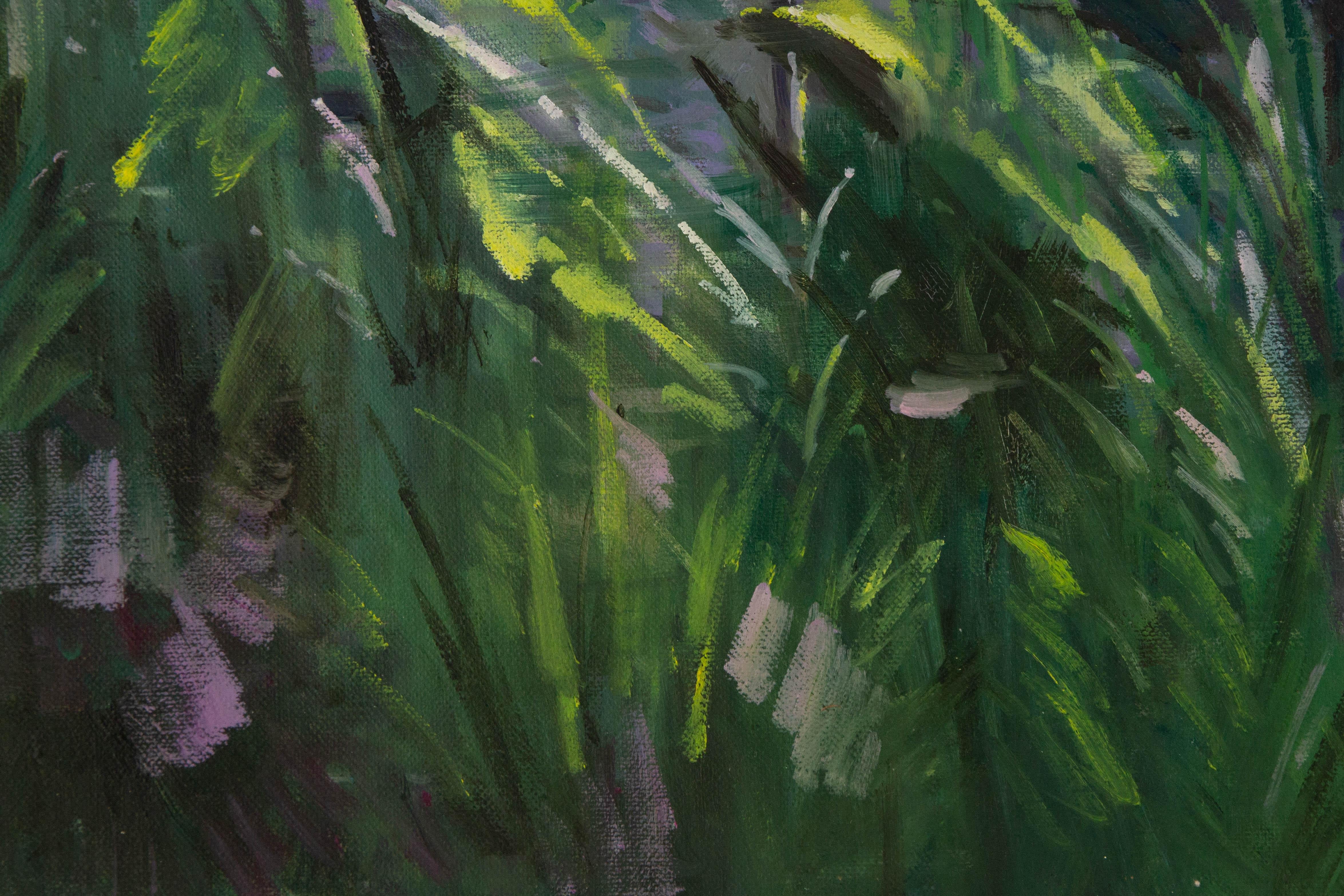 Yanping Sun Floral Original Oil On Canvas 