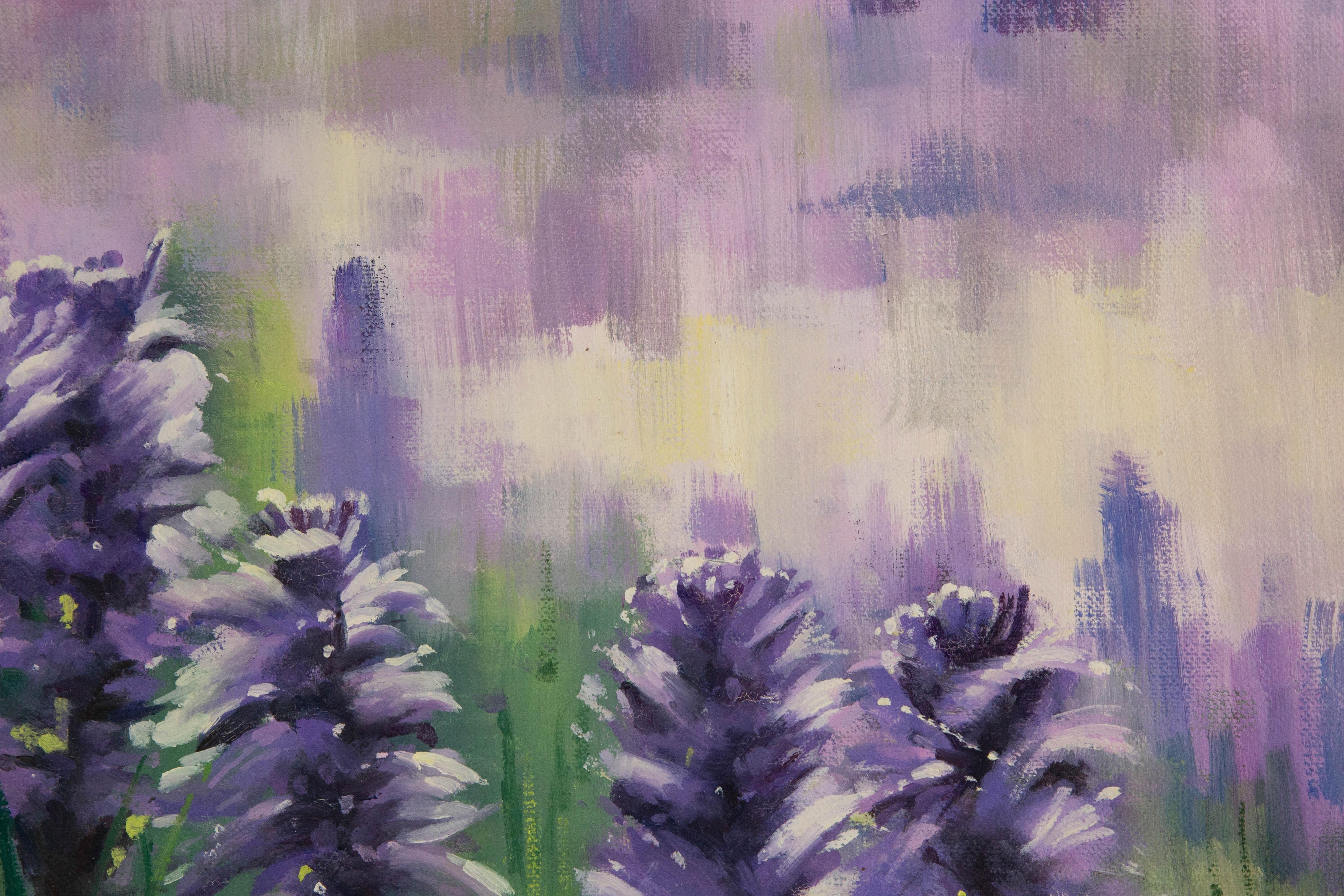 Yanping Sun Floral Original Oil On Canvas 