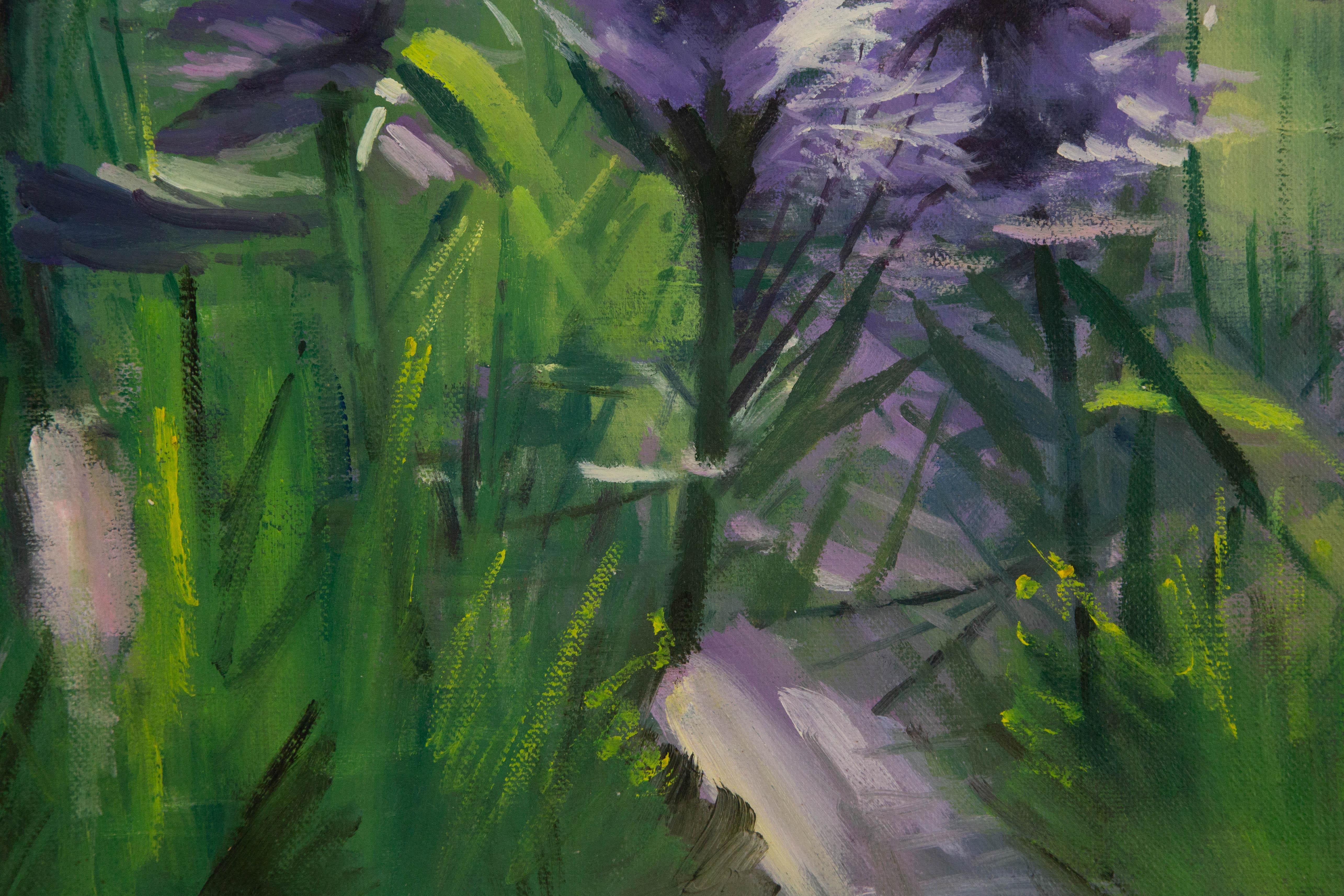 Yanping Sun Floral Original Oil On Canvas 