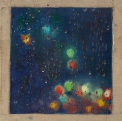 Yanru Han Bodegón Original Óleo Sobre Lienzo "Noche Lluviosa"