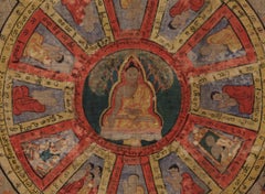 Yantra Prayer Cloth from Burma, Early 20th Century