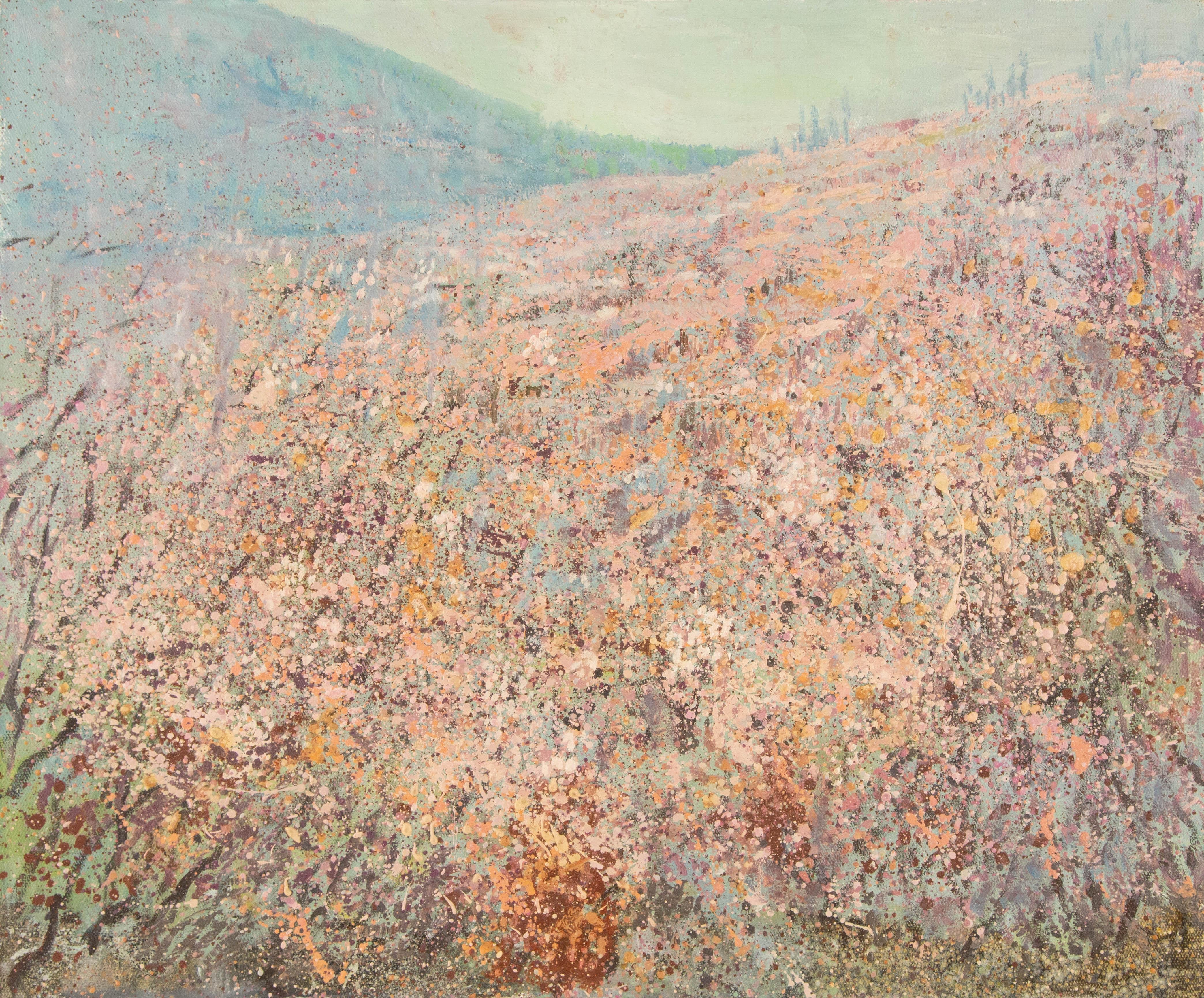  Titel: Wildblumen in voller Blüte
 Medium: Öl auf Leinwand
 Größe: 19,5 x 23 Zoll
 Rahmen: Einrahmungsmöglichkeiten vorhanden!
 Zustand: Das Gemälde scheint in ausgezeichnetem Zustand zu sein.
 Hinweis: Dieses Gemälde ist nicht aufgespannt.
 Jahr: