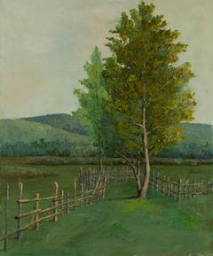 Yanwei Zhu Landschaft, Original-Ölgemälde „Nostalgia“, Yanwei