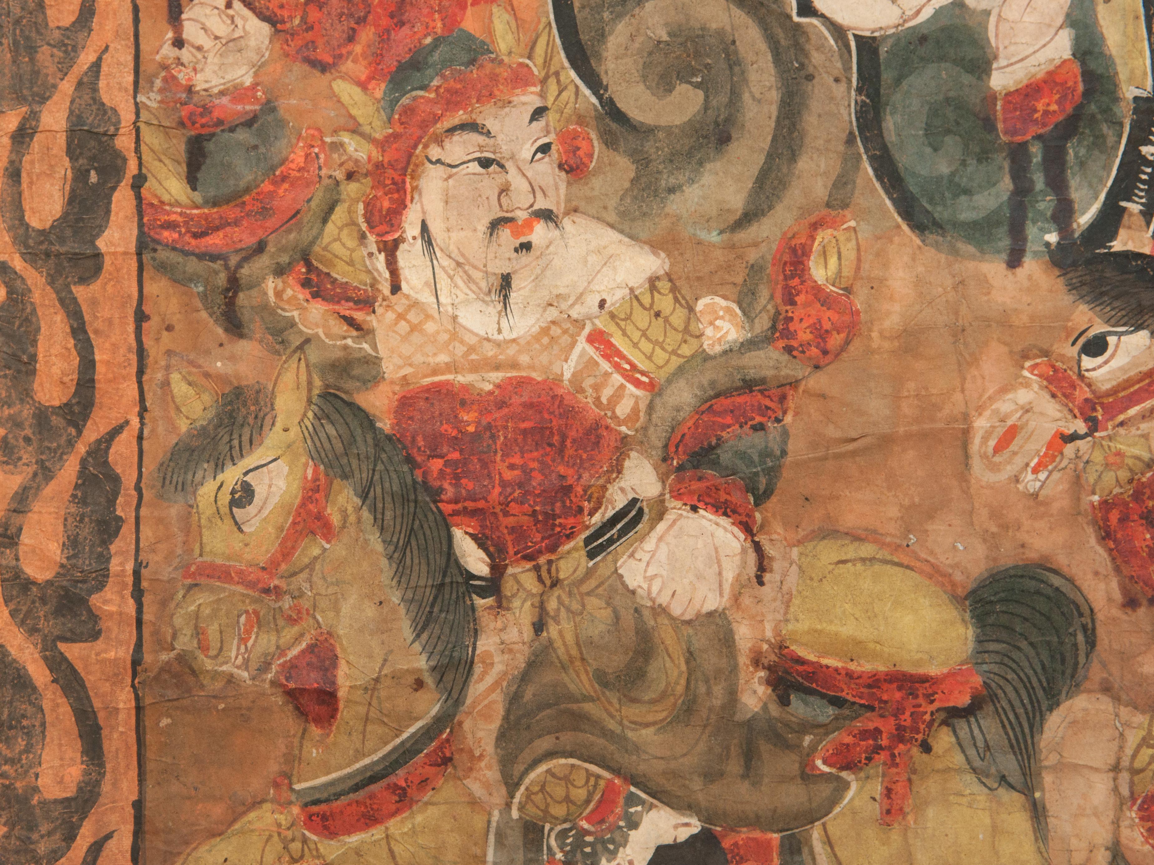 Yao Ceremonial Painting of Tai Wai, Guizhou, China, Early to Mid-19th Century 4