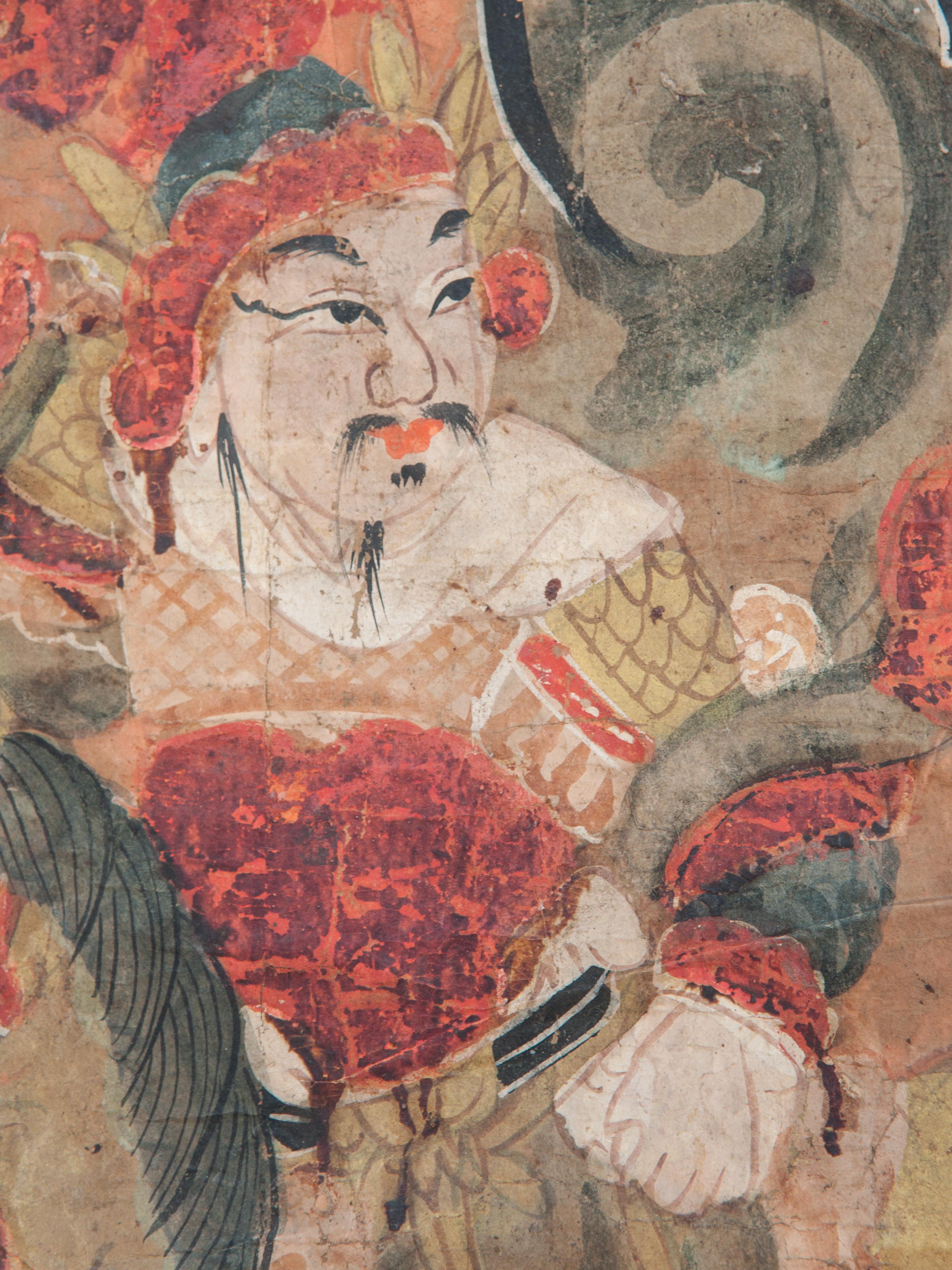 Yao Ceremonial Painting of Tai Wai, Guizhou, China, Early to Mid-19th Century 1