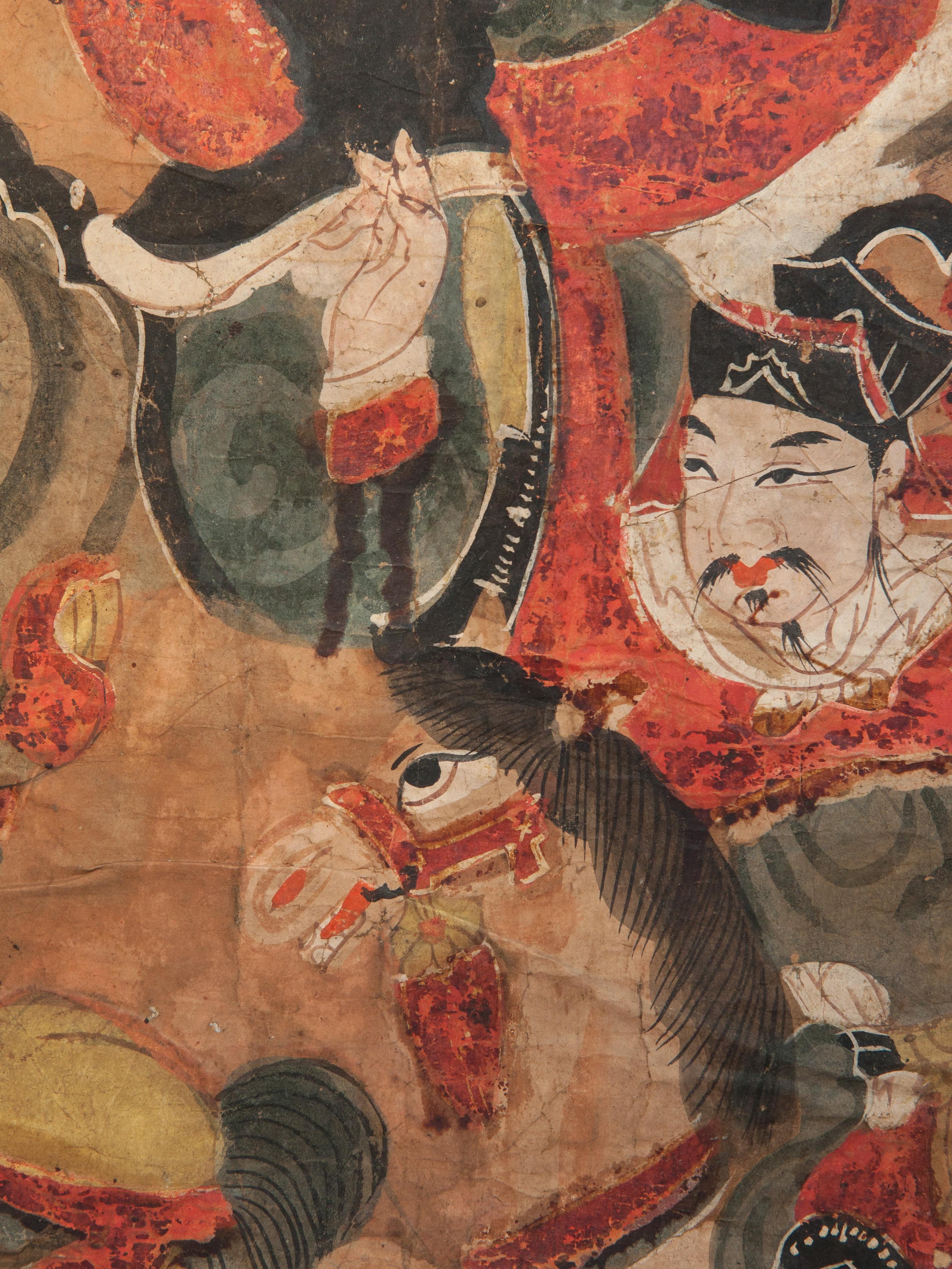 Yao Ceremonial Painting of Tai Wai, Guizhou, China, Early to Mid-19th Century 3