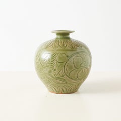 Yaozhou Style Celadon Vase