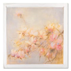 Yaping Hong Florales Original Ölgemälde "Blühende Magnolie"
