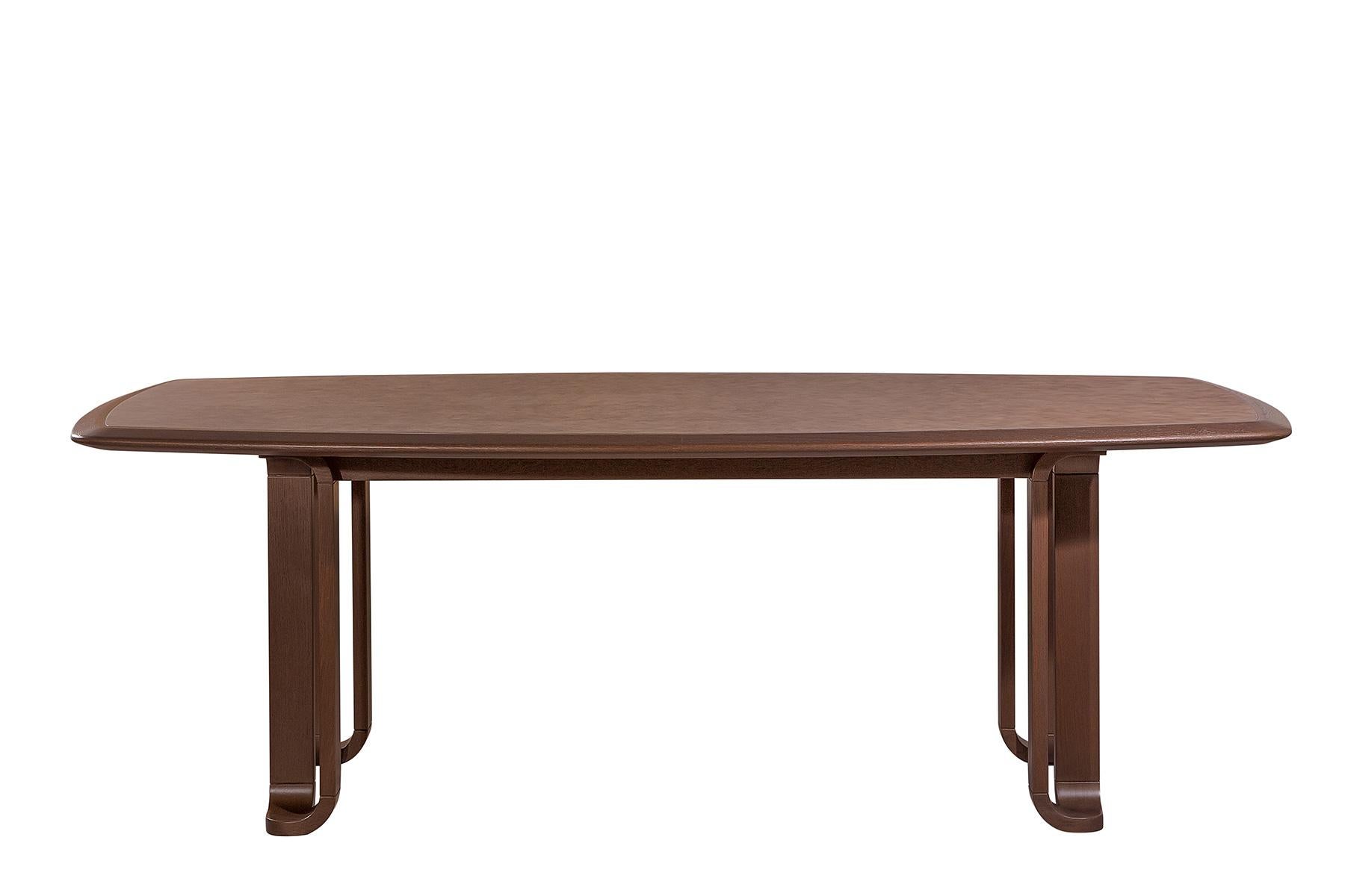 Yaprak dining table by Ekin Varon
Dimensions: W 210 x D 110 x 75 H
Materials: Walnut, maple, oak
Custom materials, sizing and finishes available as item is made to order.

Ekin Varon is the founder and creative director of Ekin Varon Design