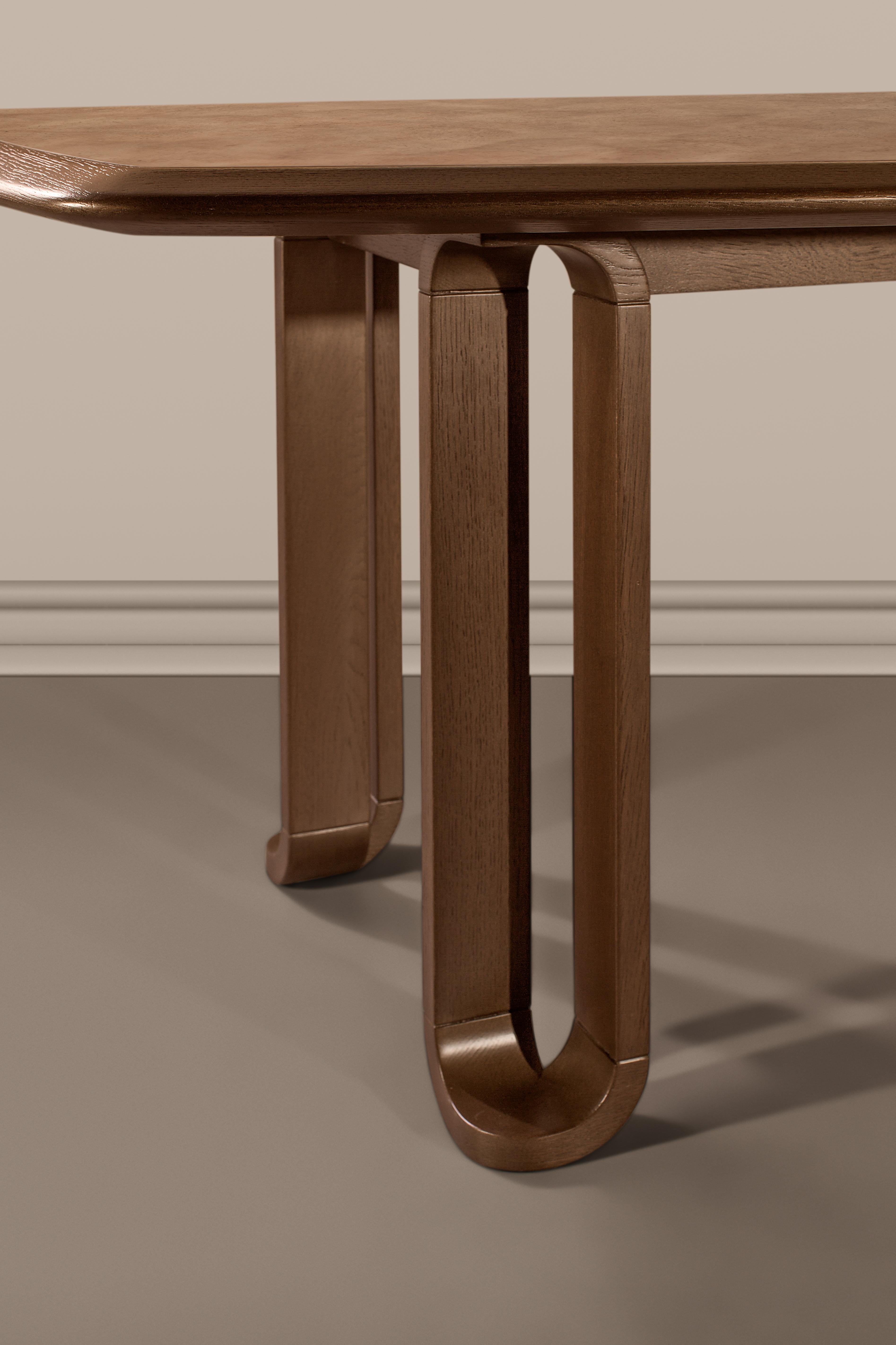 European Dining Table, Walnut For Sale