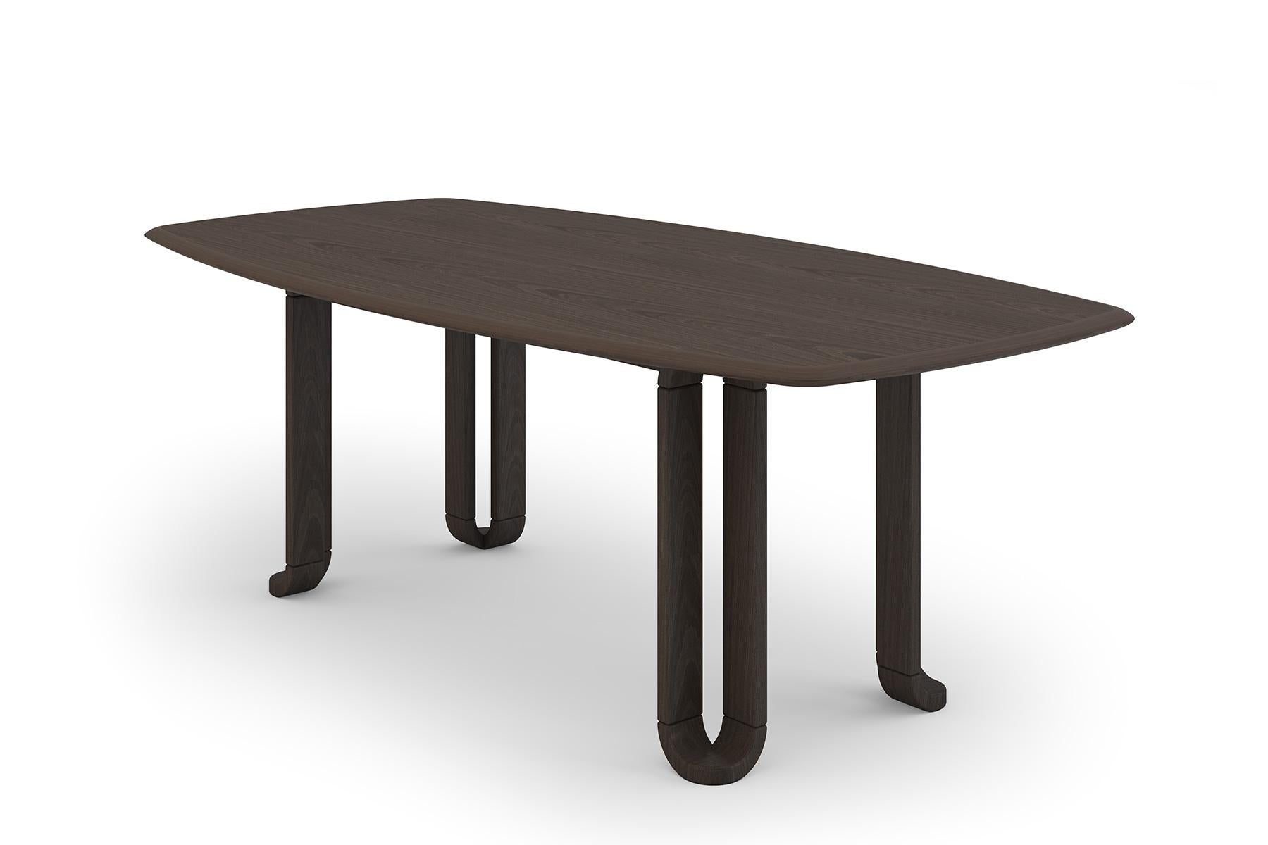 Oak Dining Table, Walnut For Sale