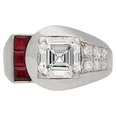 Yard Inc. Diamond and Ruby Ring, American, circa 1935