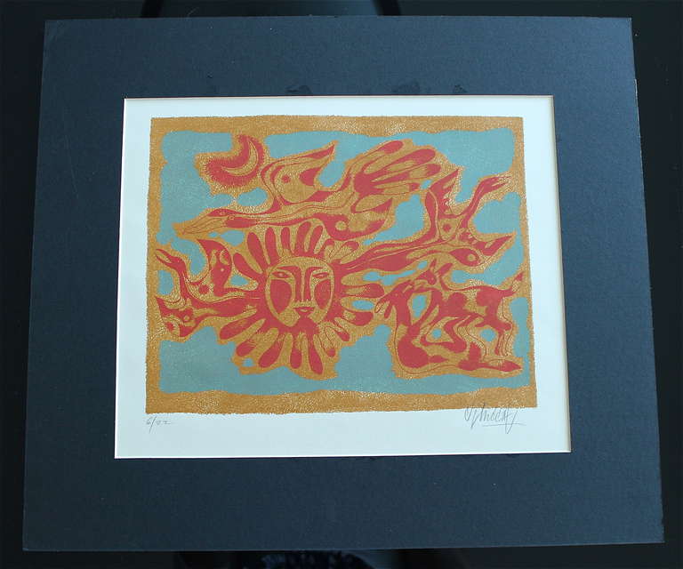 Yargo De Lucca Animal Print - Canada Suite Signed Serigraph