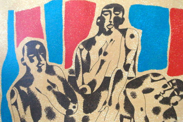 Canada Suite Signed Serigraph Yargo de Lucca Native Canadian Inspired Art Print For Sale 2