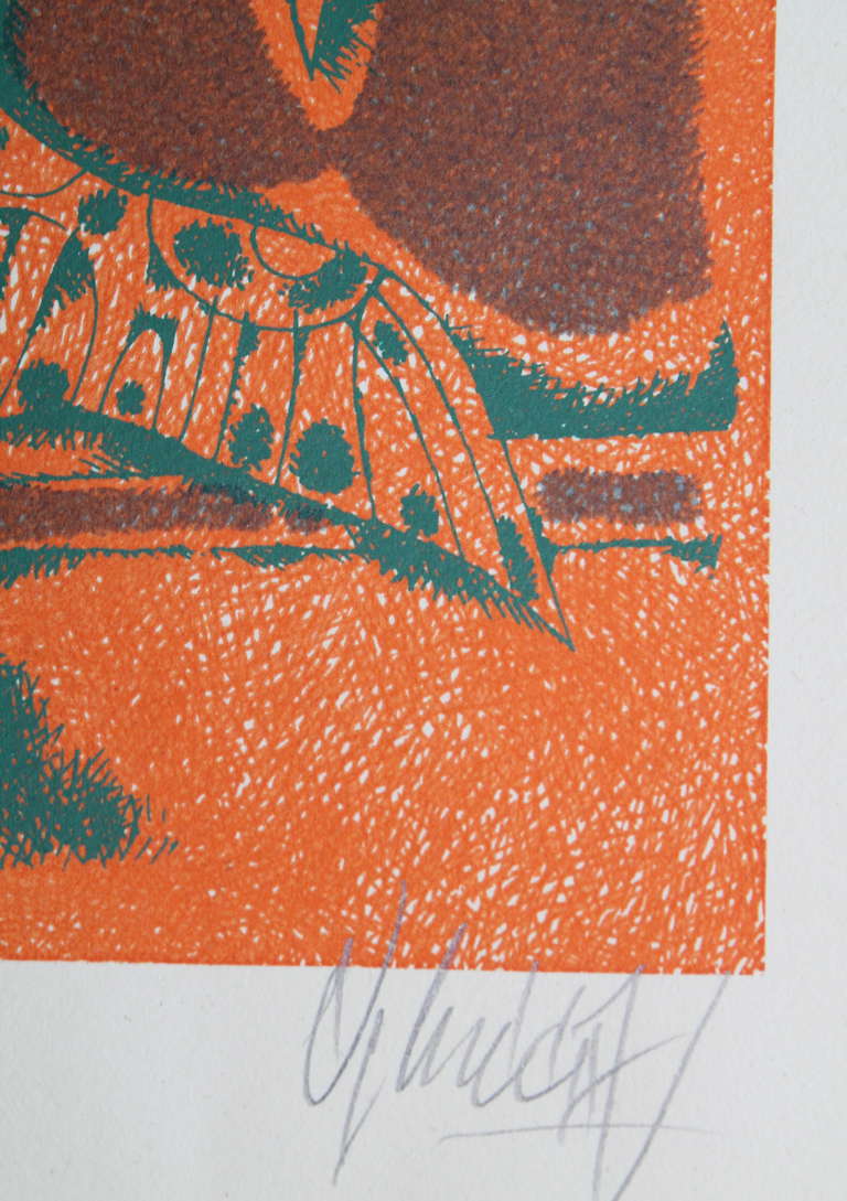 Serigrafía inspirada en los inuit, 