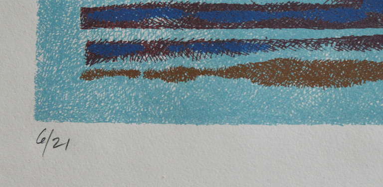 Inuit-Inspired Silkscreen Print, 