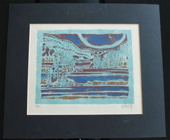 Serigrafía inspirada en los inuit, "Serie Suite Canadá", Ed. 6/21