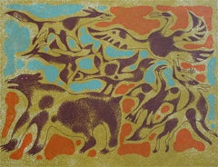 Inuit-Inspired Silkscreen Print, "Canada Suite Series", Ed. 6/22