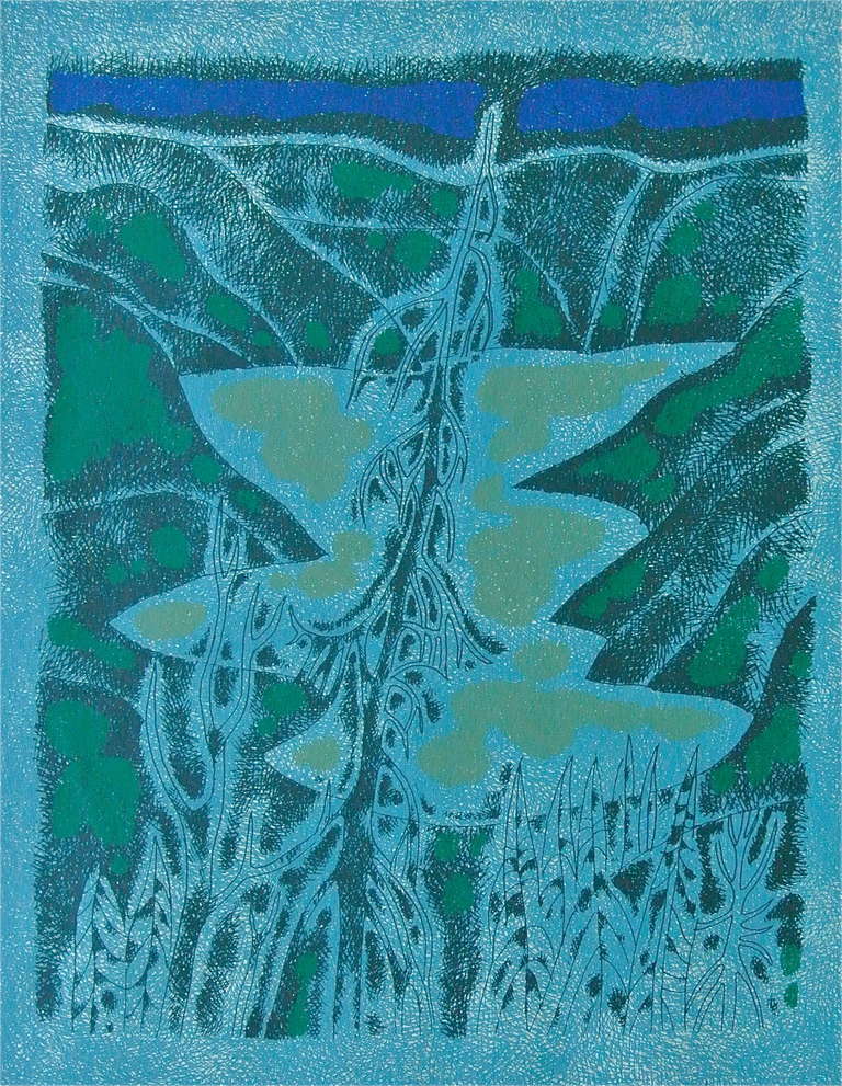 Serigrafía inspirada en los inuit, 