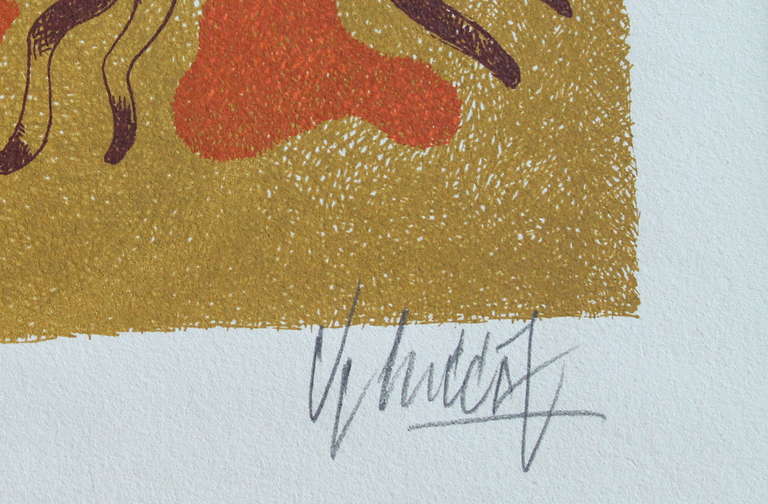 Serigrafía inspirada en los inuit, 