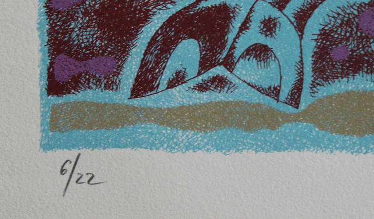 Serigrafía inspirada en los inuit, 