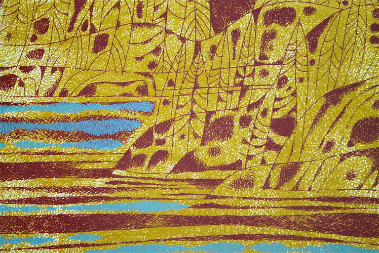 Serigrafía inspirada en los inuit, 