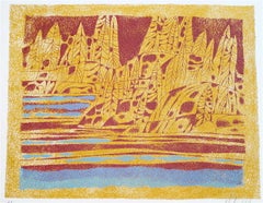 Vintage Inuit-Inspired Silkscreen Print, "Canada Suite Series", Ed. 6/23
