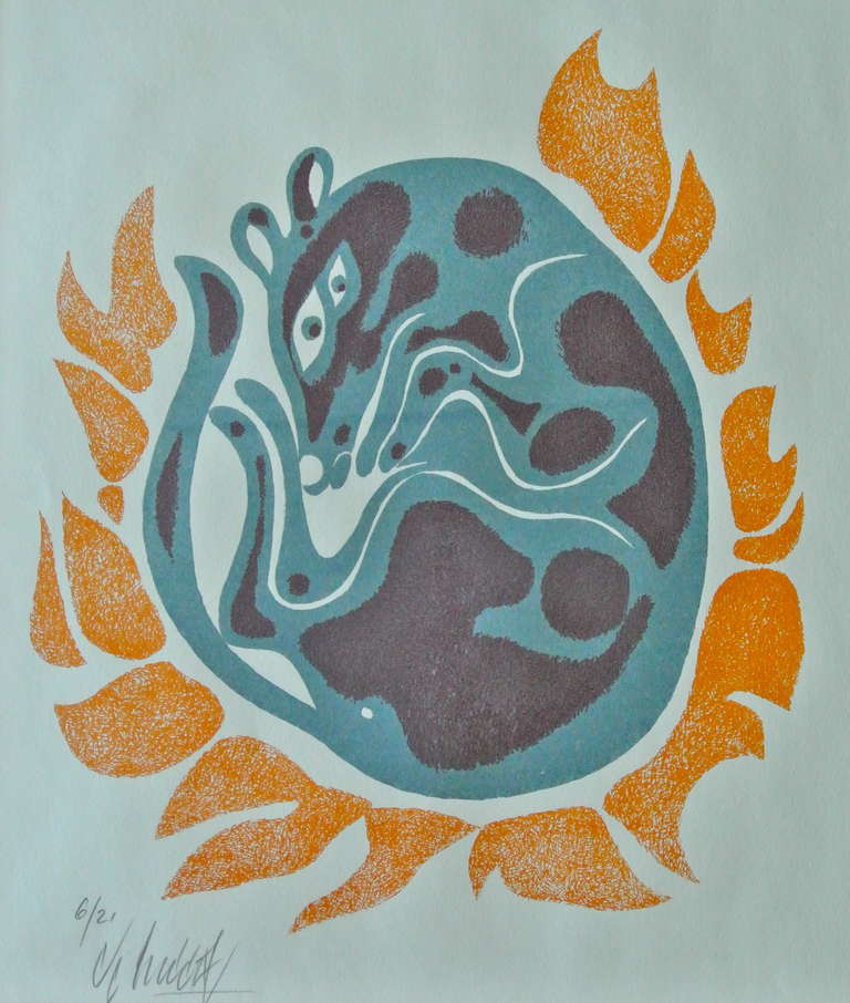 Serigrafías originales del expresionista alemán/canadiense
Yargo De Lucca (1925-2008) de la serie 
