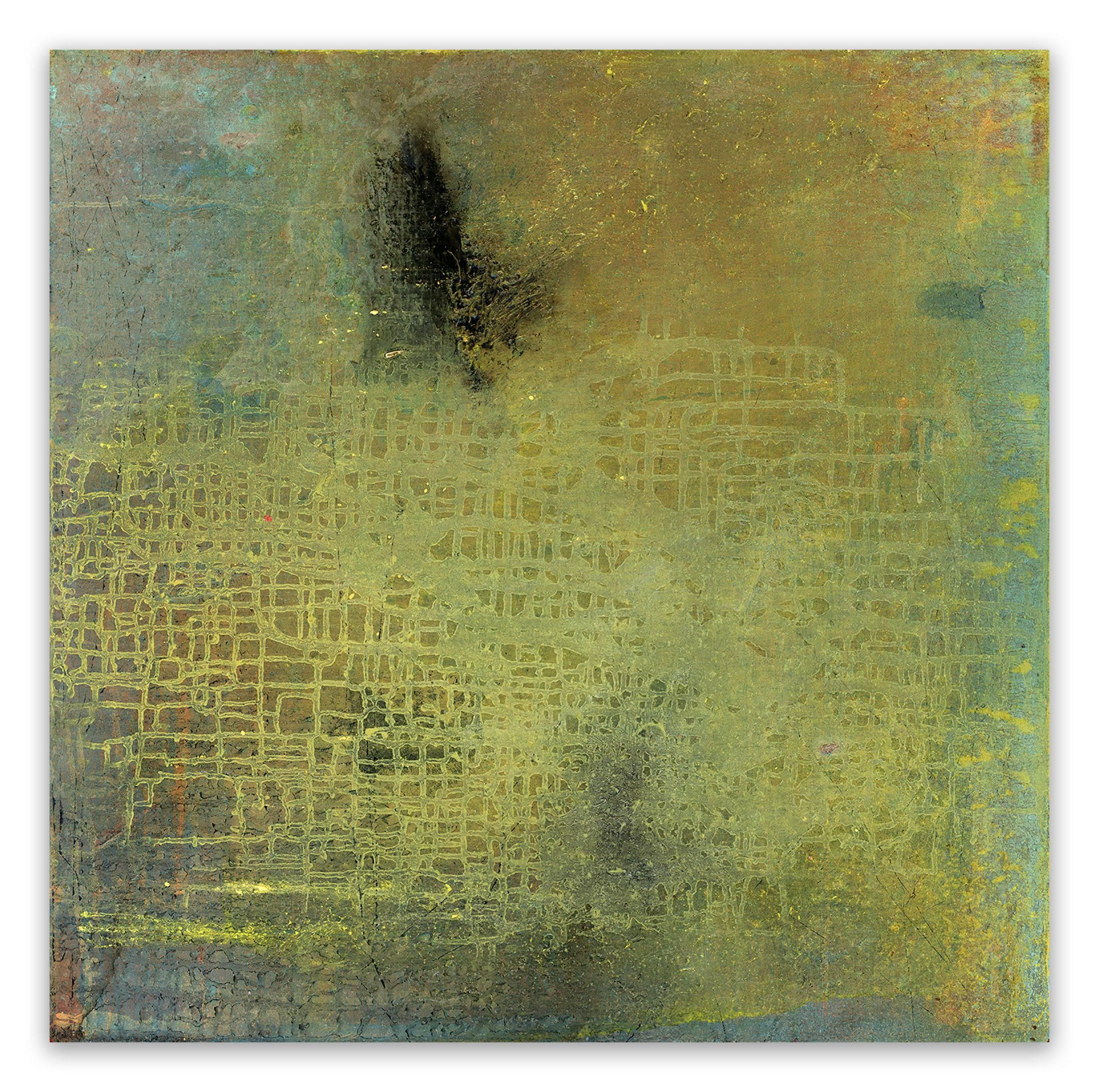 Yari Ostovany Abstract Painting – Konferenz der Vögel Nr. 28 (Abstract Gemälde)