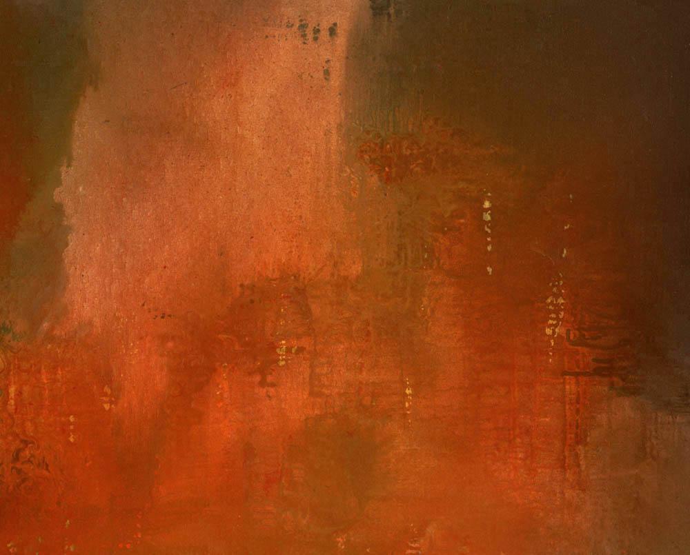 Orquevaux 11 (Pittura astratta) - Painting Astratto di Yari Ostovany
