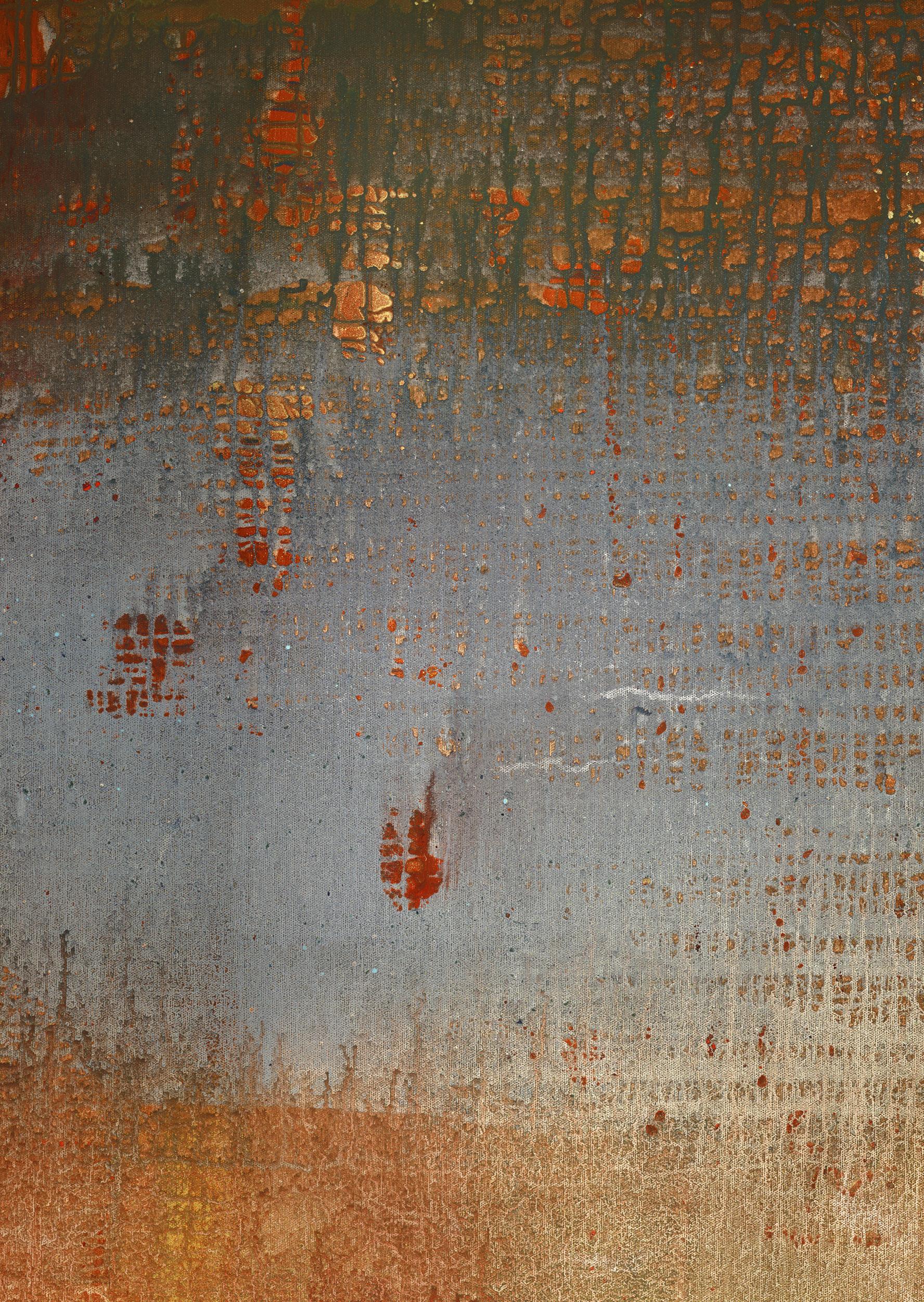 Orquevaux 3 (Pittura astratta) - Abstract Painting Marrone di Yari Ostovany