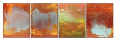 Sama (Quadriptyque) (Peinture abstraite)