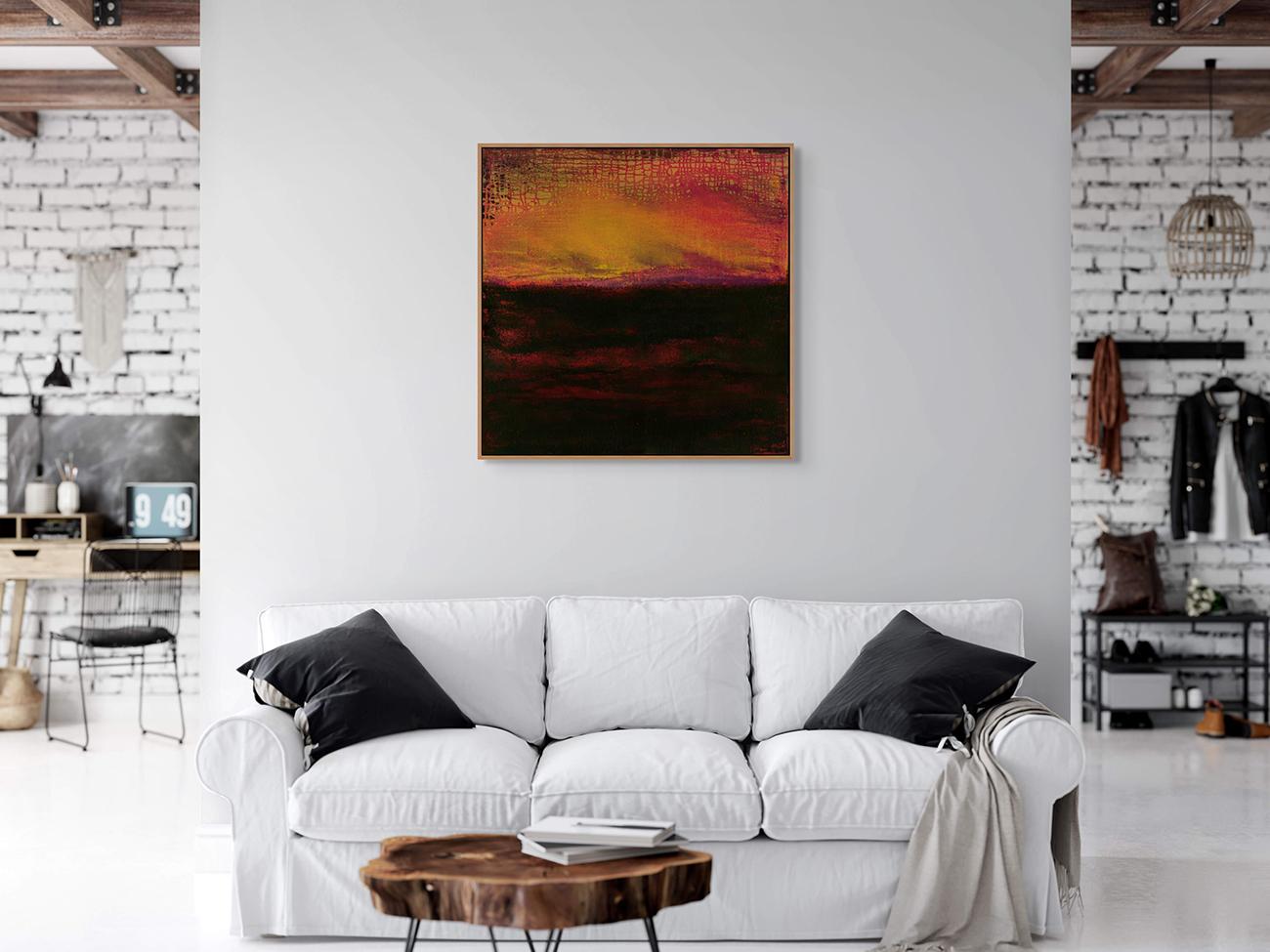 Sinfonía Fantástica (para Berlioz) (Pintura abstracta) - Painting de Yari Ostovany