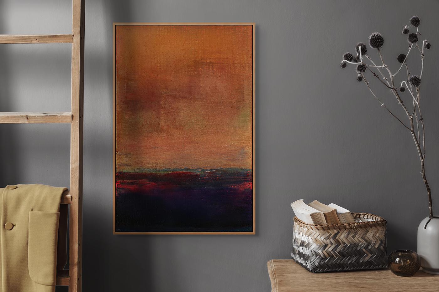 La nave di Teseo 6 (Pittura astratta) - Painting di Yari Ostovany