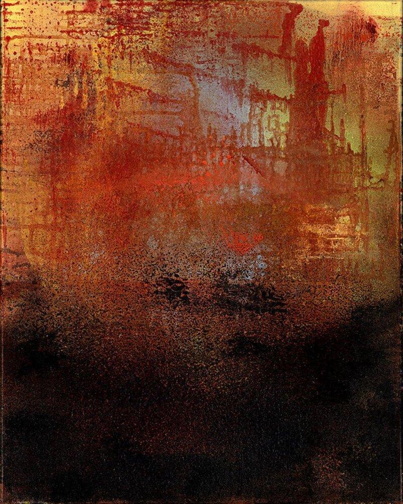 Yari Ostovany Abstract Painting – Hymne des Wanderers 8