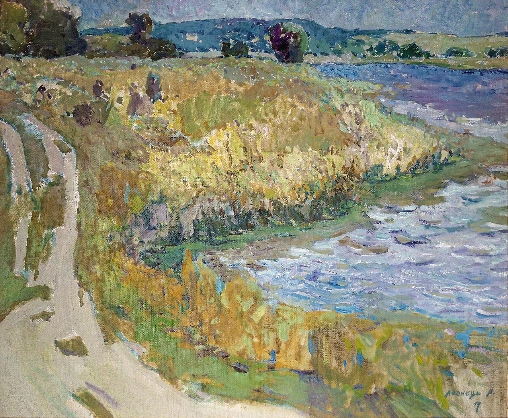 "Road near the river"