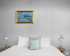 Chinese Fish Bay - 21st Century Contemporary Oil Landscape Painting