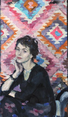 Portrait of Daria - 21st Century Contemporary Female Decorative Oil Painting