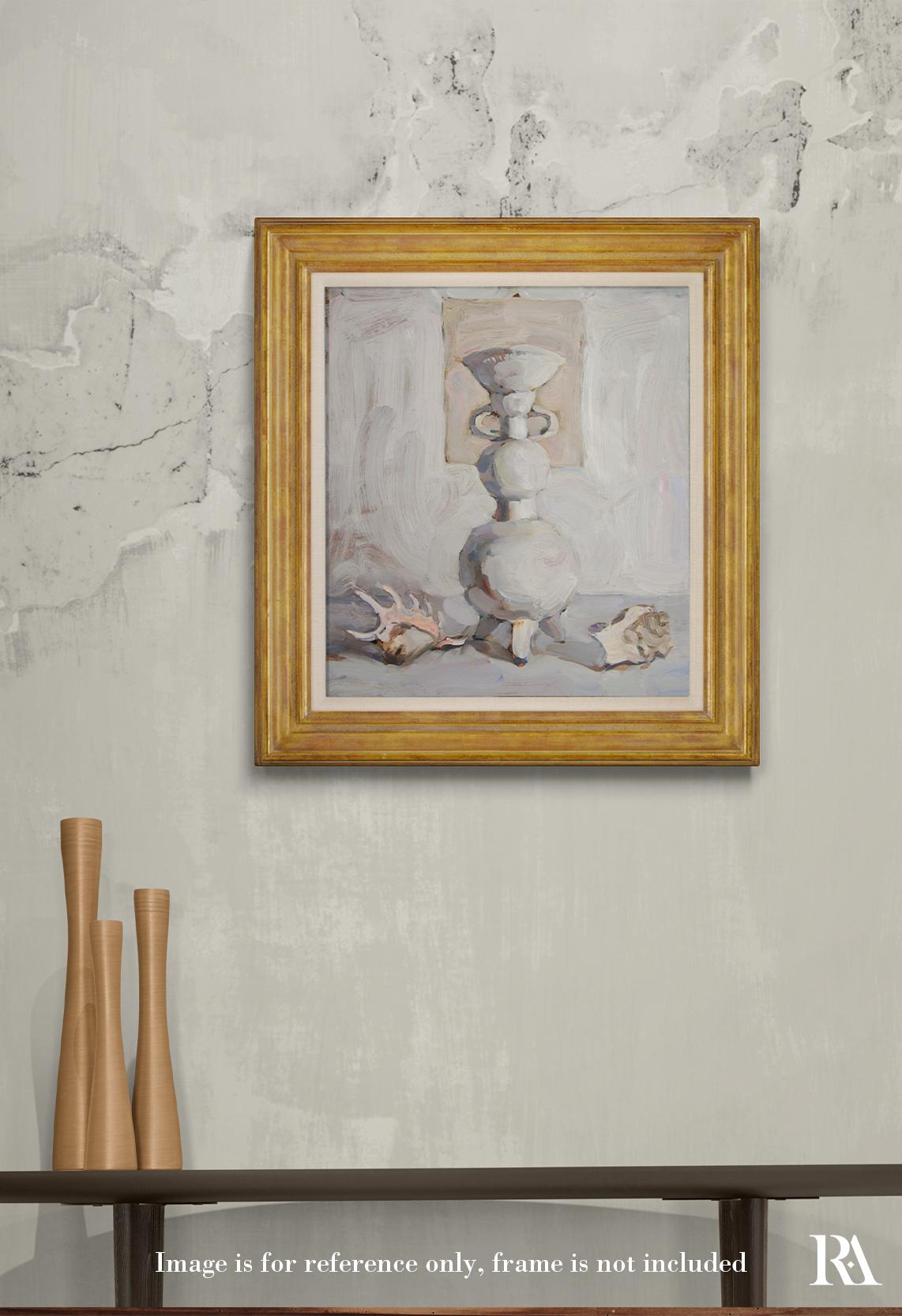 White Still Life - Yaroslava Tichshenko 21st Century Contemporary Oil Painting  For Sale 1