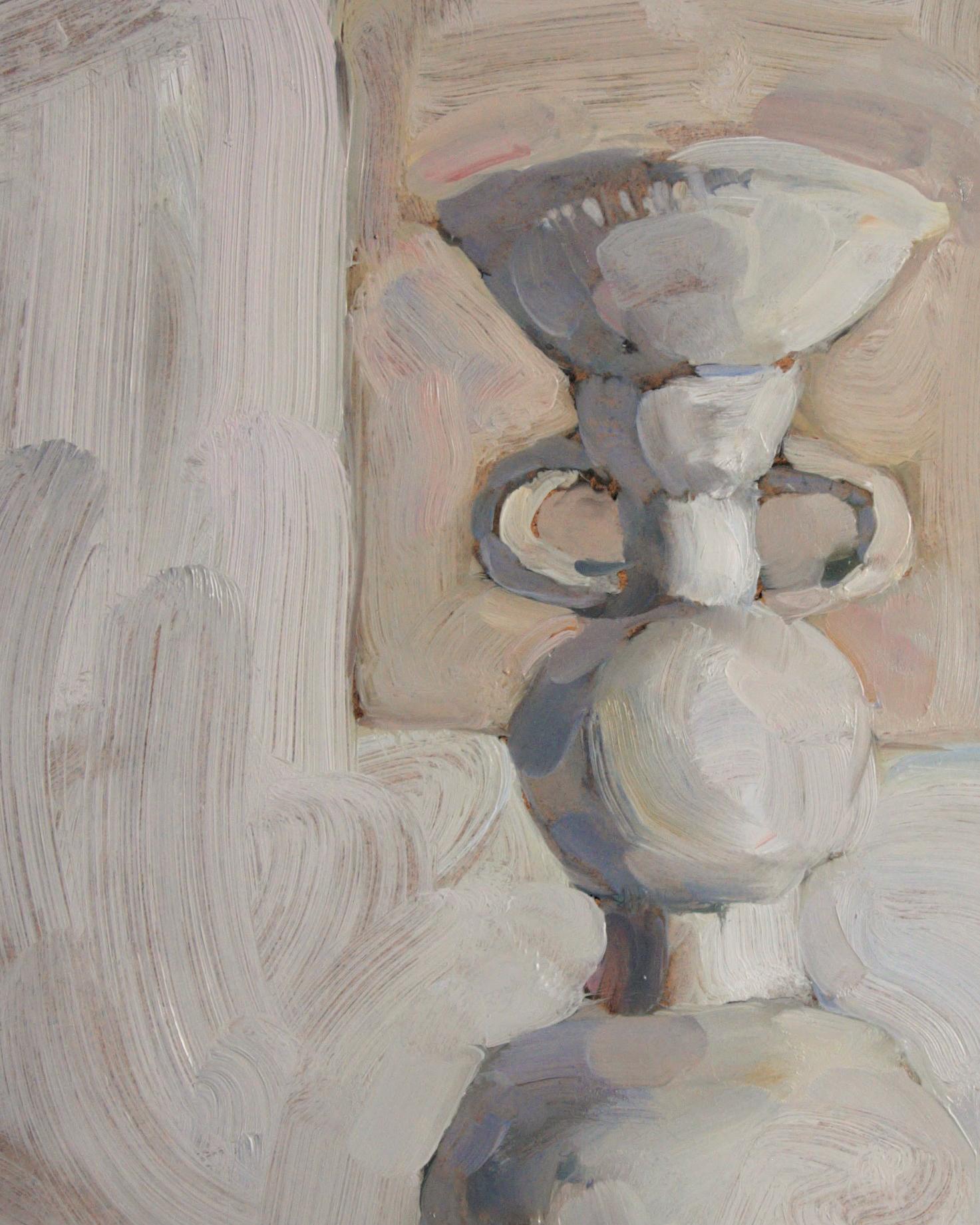 White Still Life - Yaroslava Tichshenko 21st Century Contemporary Oil Painting  For Sale 3