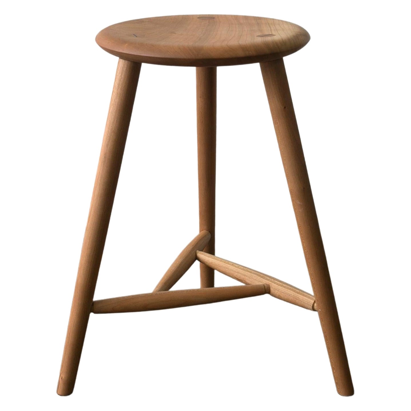 Swedish 3Legged Stool with Saddle Seat at 1stDibs