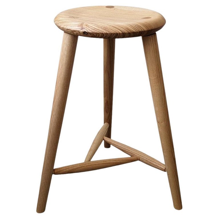 Yarrow 3 Legged Stool in Ash For Sale at 1stDibs