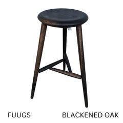 Yarrow 3 Legged Stool in Blackened Oak