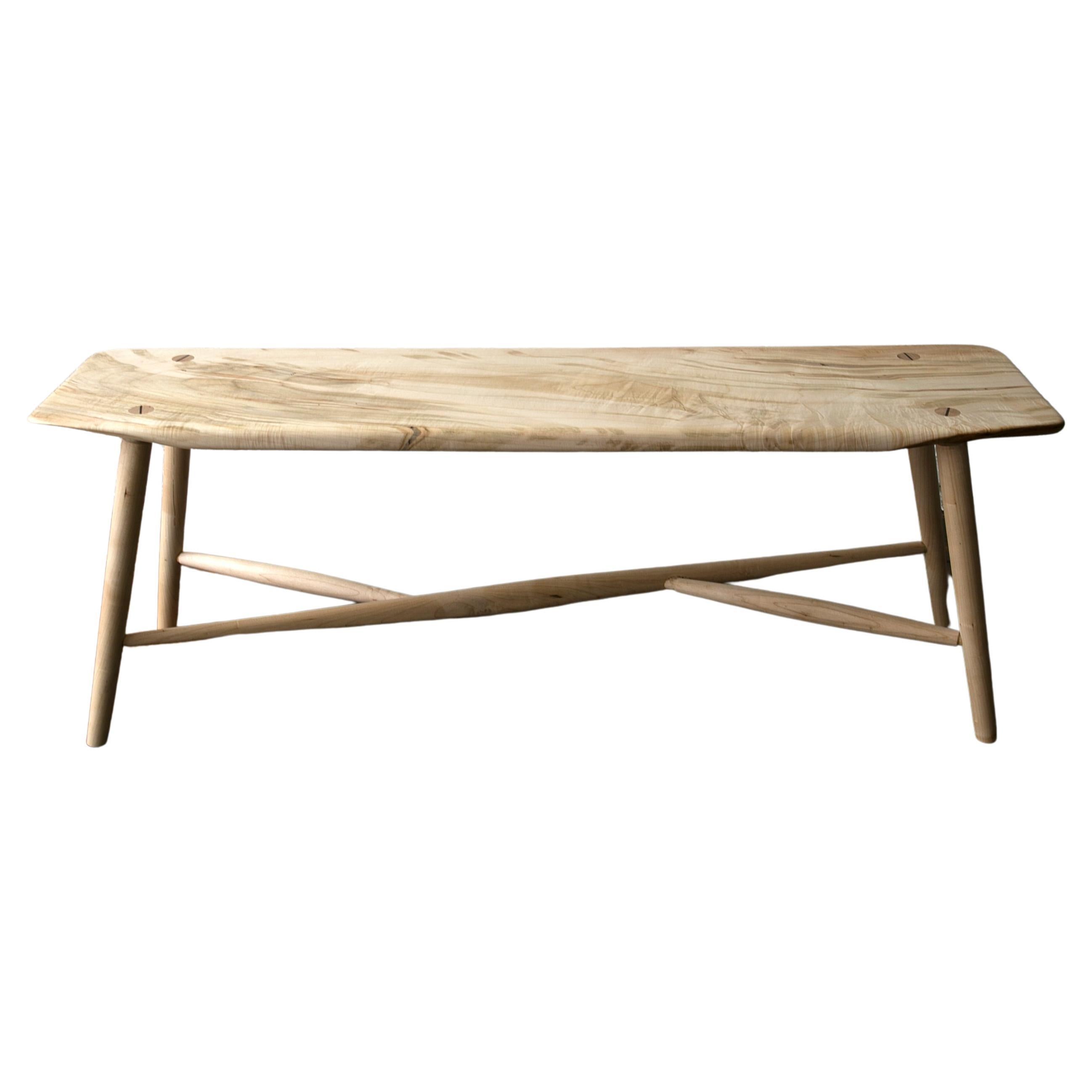 Yarrow Bench in Maple For Sale