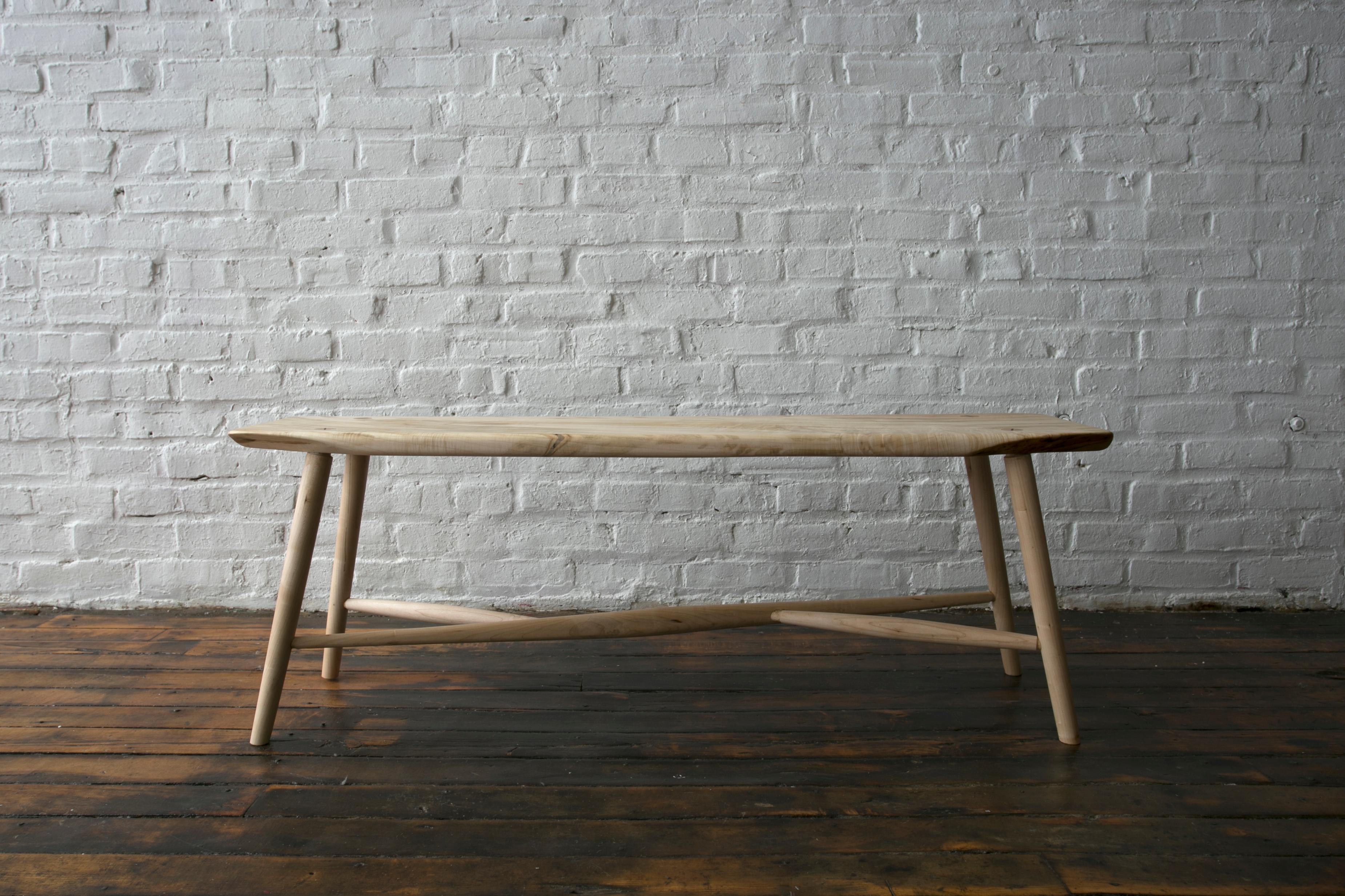 Yarrow Bench in Maple For Sale 1