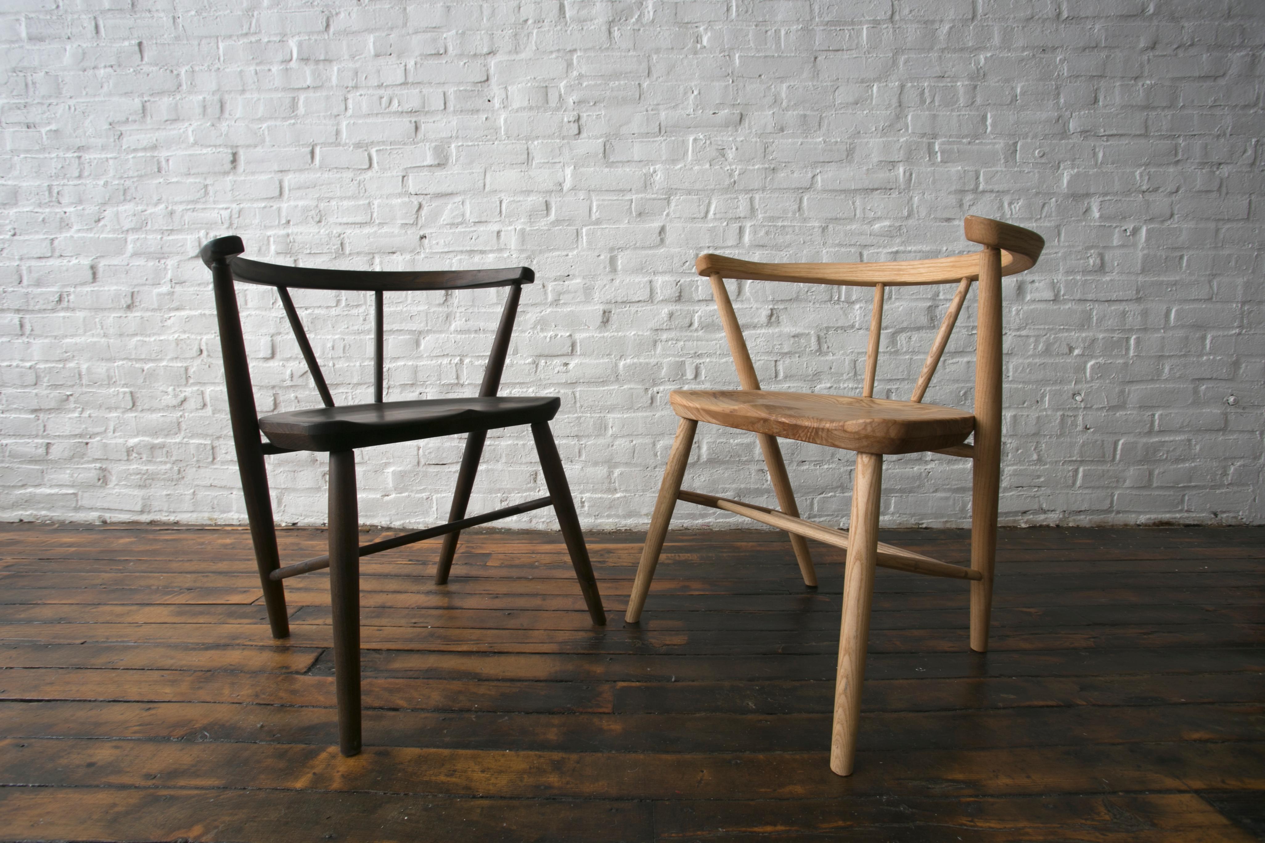 American Yarrow Dining Chair in Ash For Sale