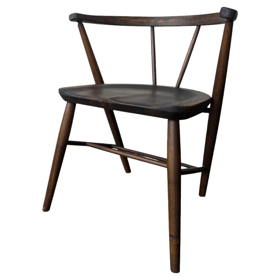 Yarrow Dining Chair in Blackened Locust For Sale