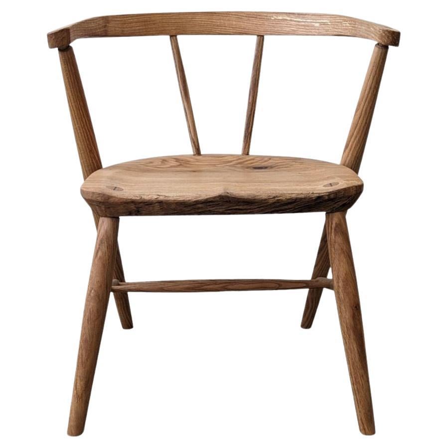 Yarrow Dining Chair in Oak For Sale