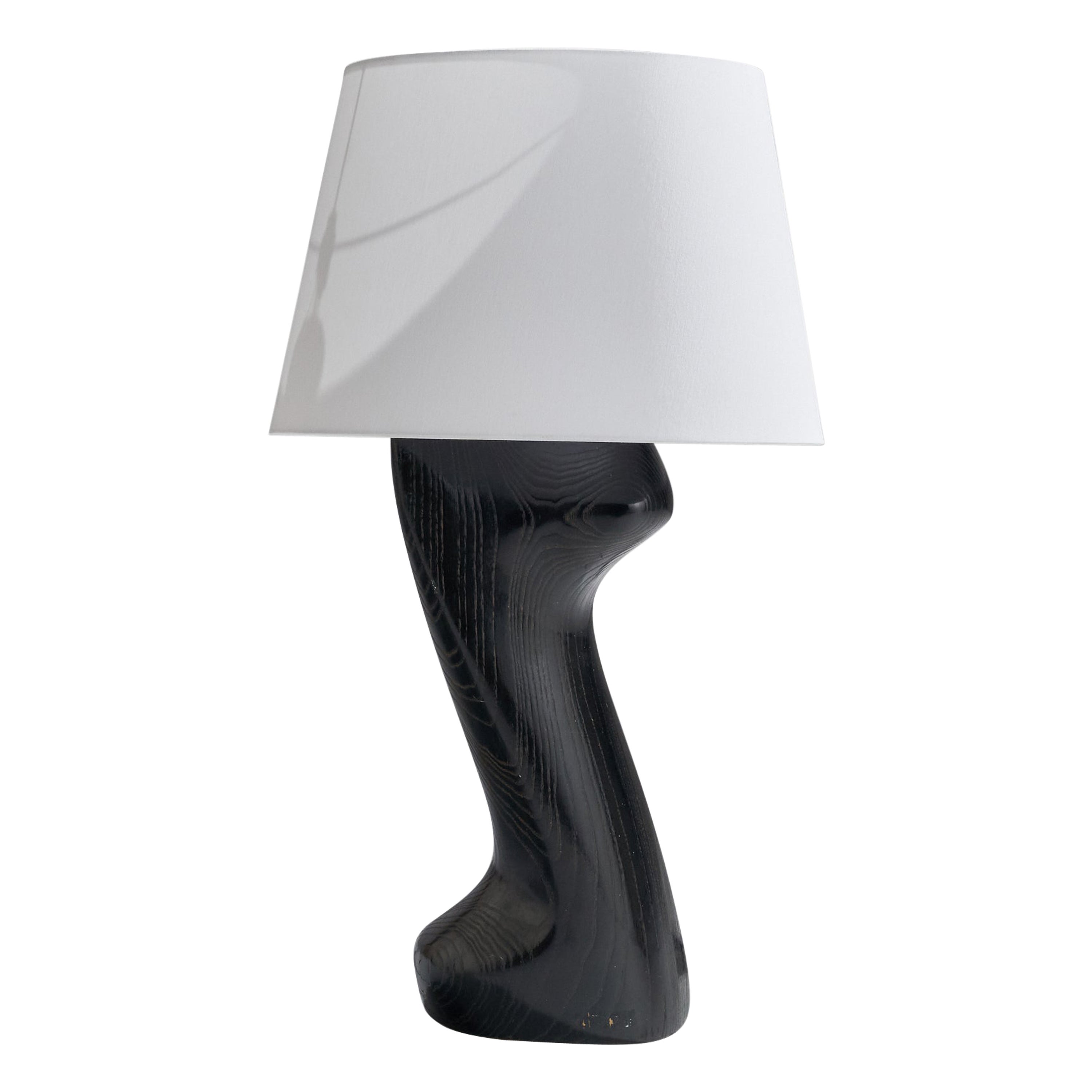 Yasha Heifetz Attribution, Tischlampe, Eiche, USA, 1950er Jahre im Angebot